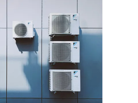 HVAC equipment used for heating system repair after a cold snap